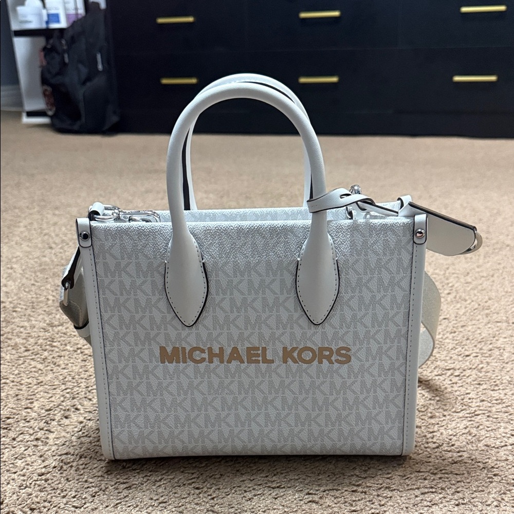 Michael Kors White Handbag